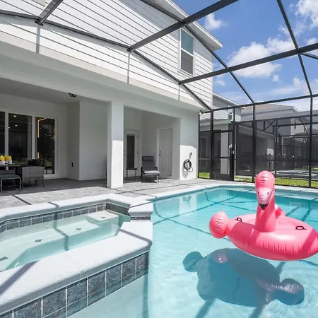 Stunning 7Bd Jacuzzi Pool & Close To Disney At Windsor Cay 16217